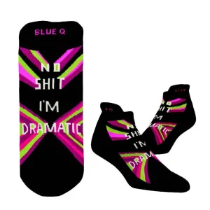No Shit I'm Dramatic Sneaker Sock