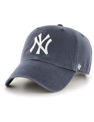 NY Yankees Basic Ball Cap, Vintage Navy/White