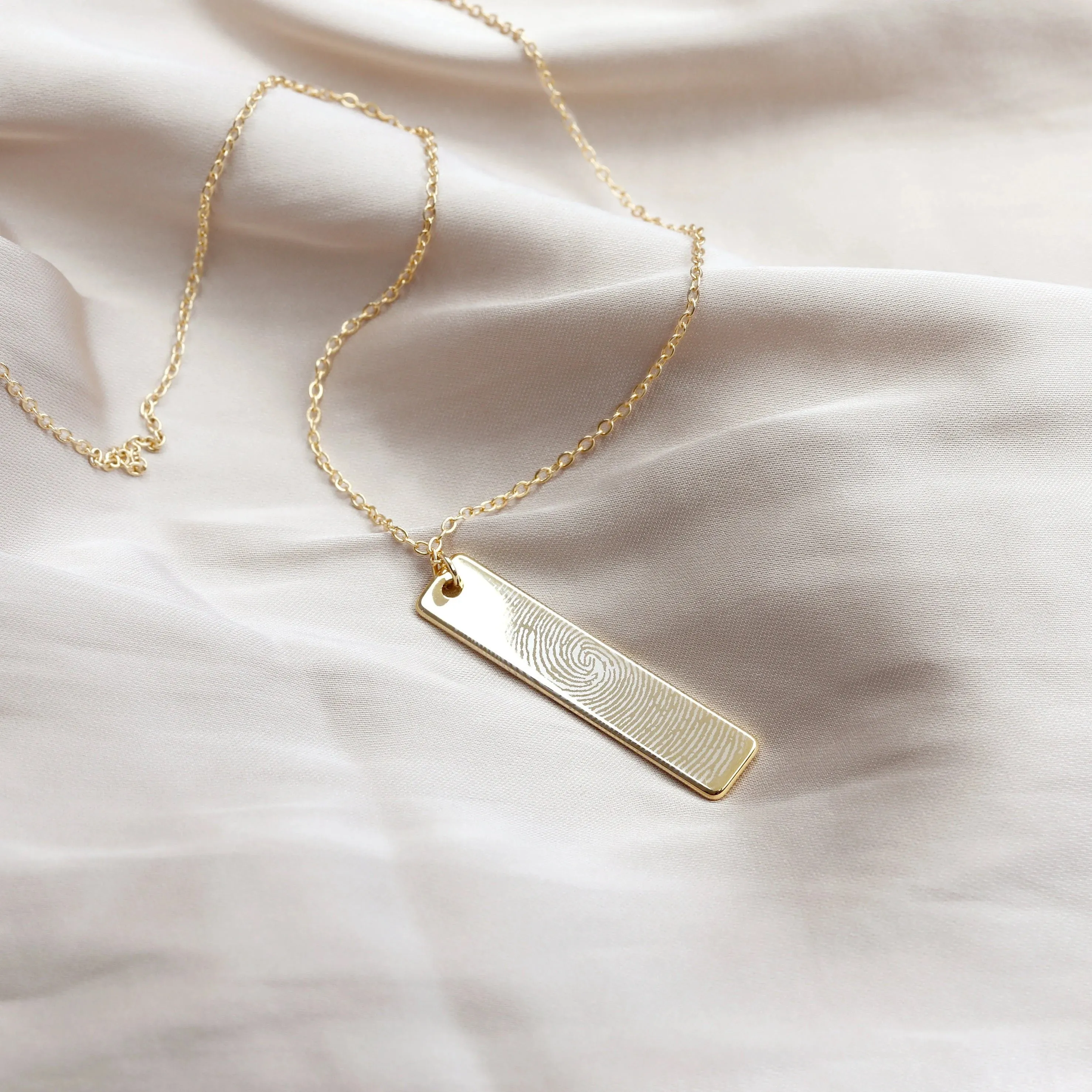 Odie Fingerprint Personalized Necklace