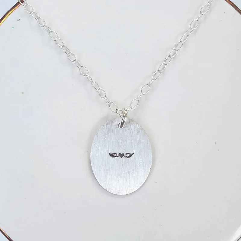Oval necklace- large