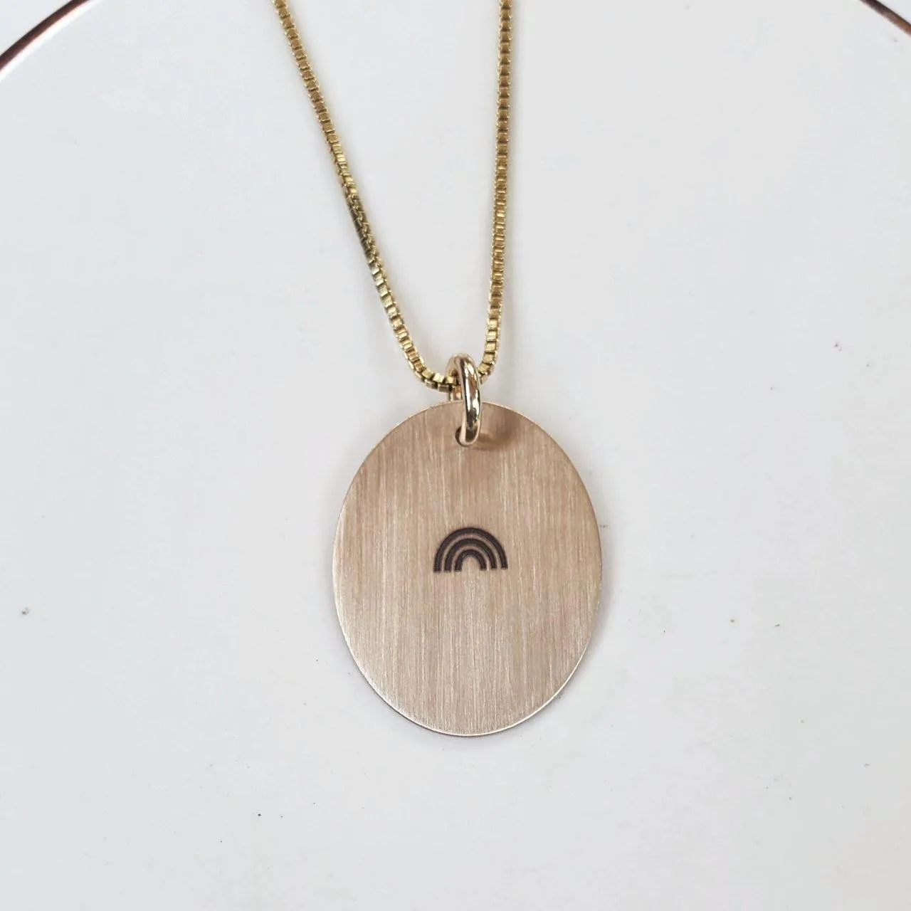 Oval necklace- large