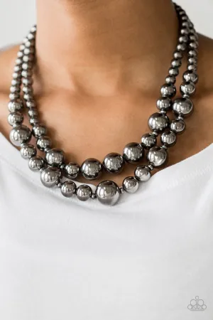 Paparazzi Necklace ~ I Double Dare You - Black