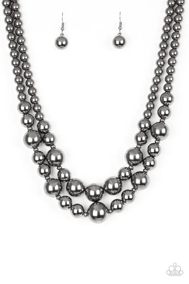 Paparazzi Necklace ~ I Double Dare You - Black