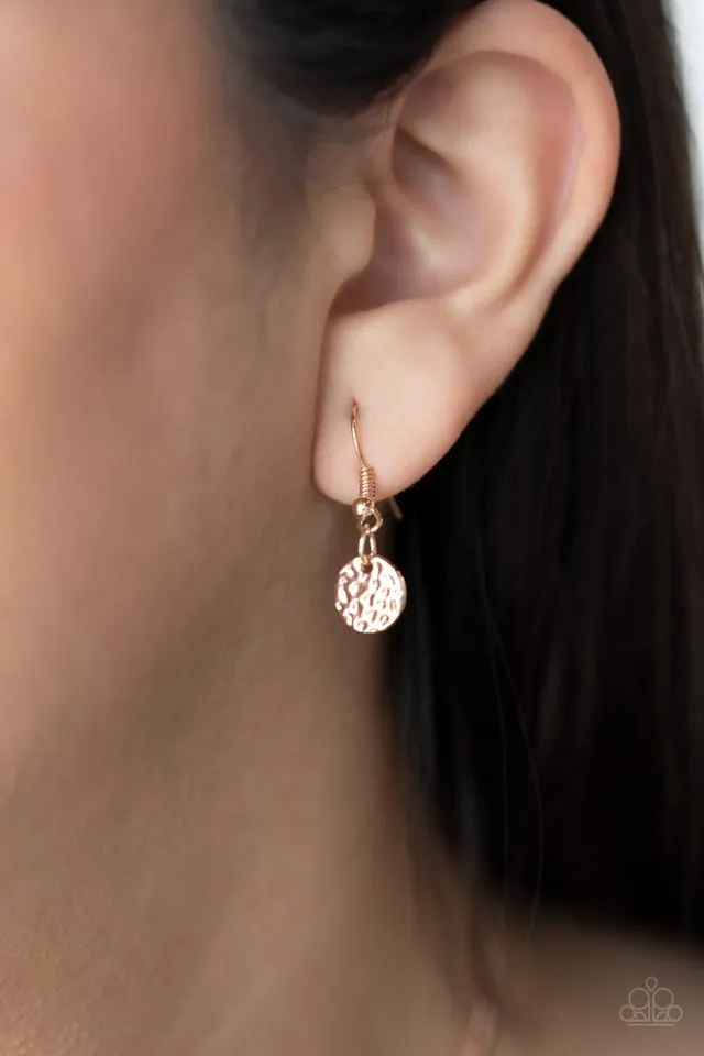 Paparazzi Necklace ~ RADIAL Waves - Rose Gold