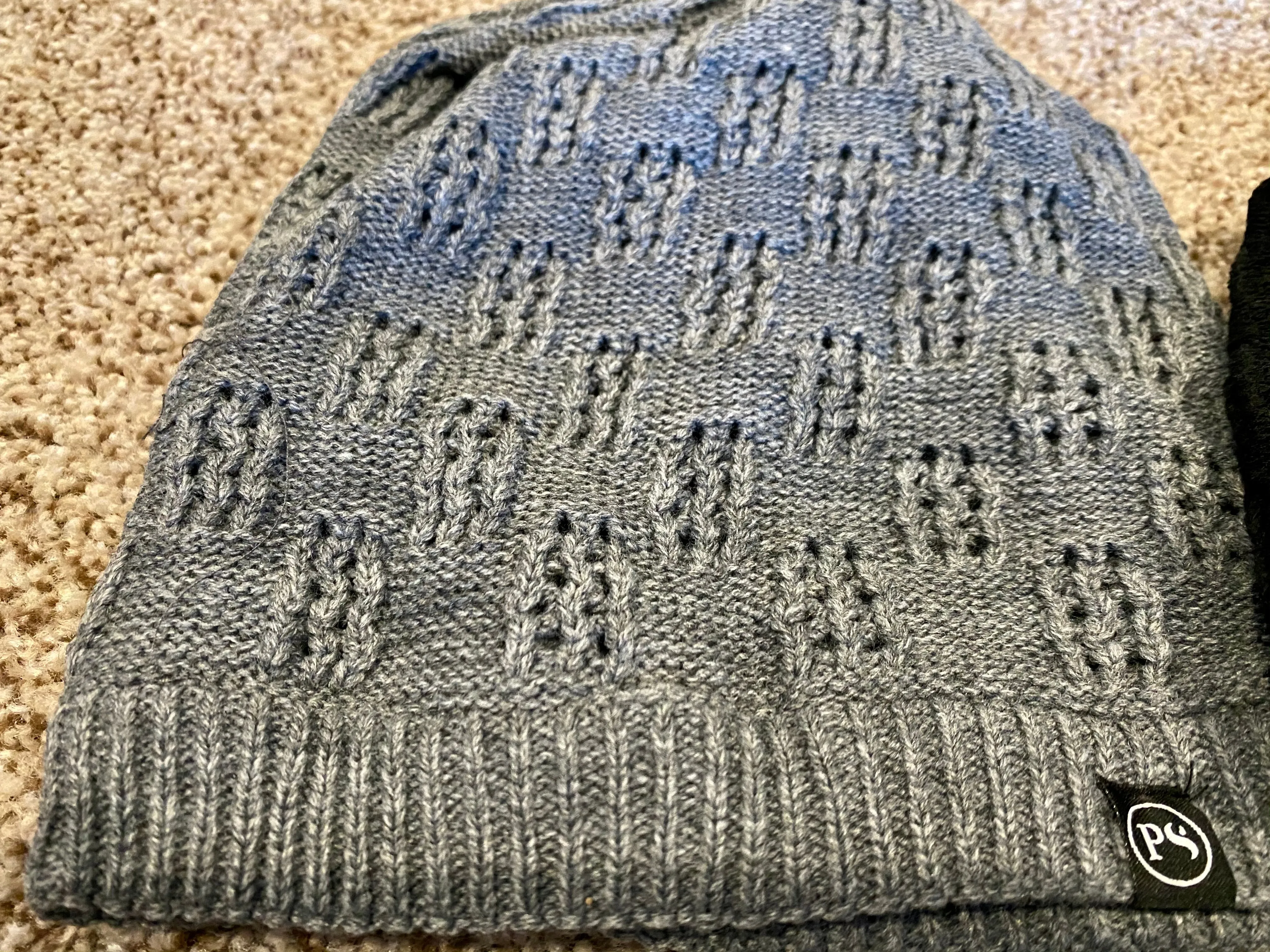 Peek A Boo Knit Beanie