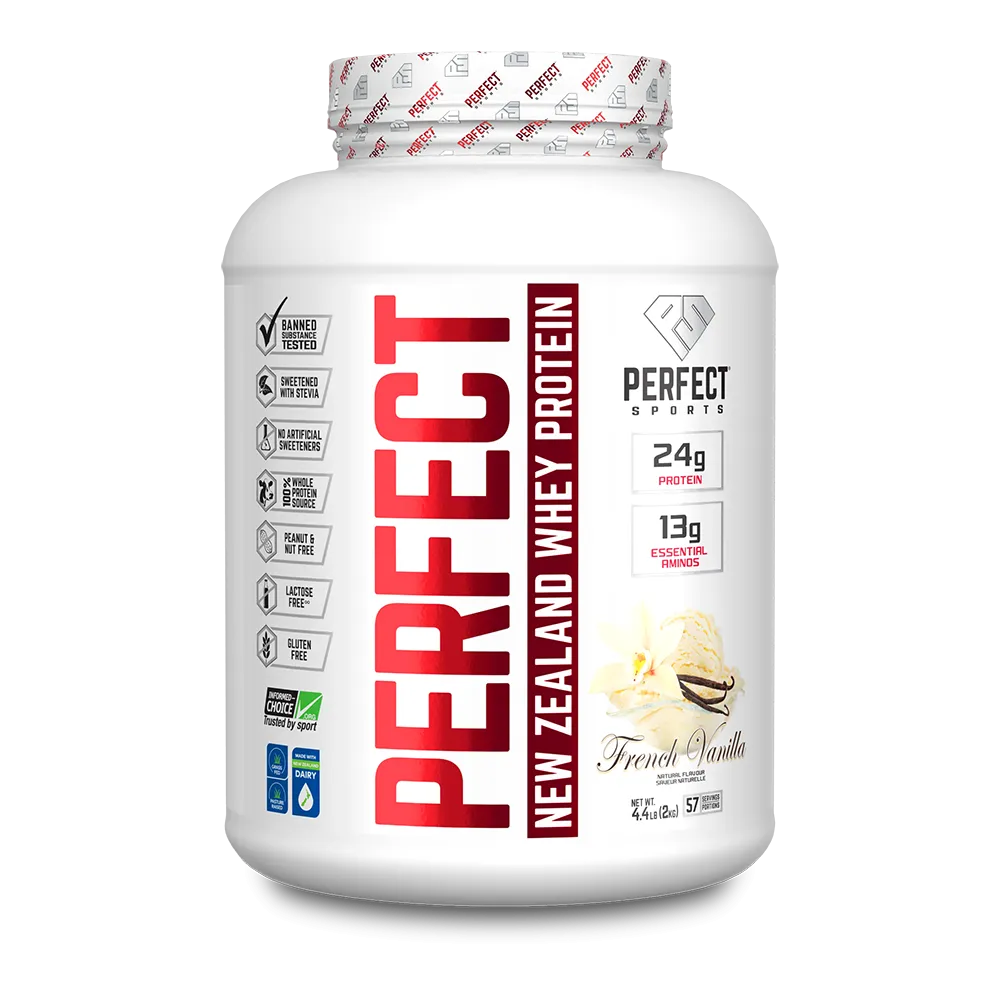 Perfect Sports Perfect New Zealand Whey Protein French Vanilla 4.4lb