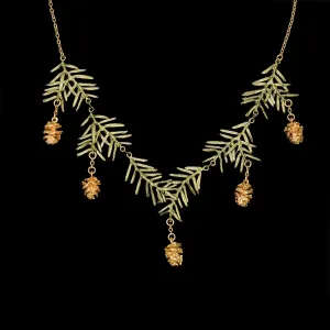 Pine Needle Necklace - Statement