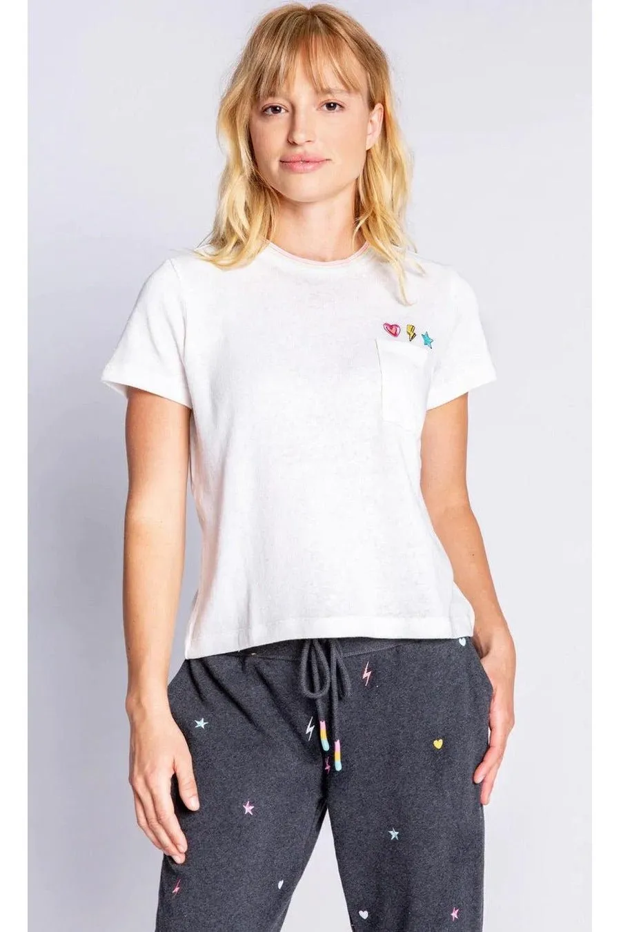 PJ Salvage One Love Embroidered T-Shirt
