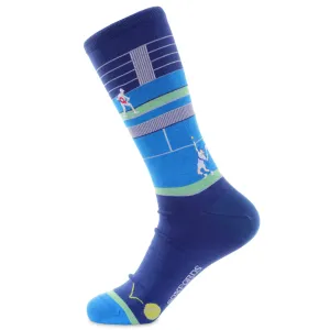 Popular Embroidered Scoks by Soxfords - Tennis Match