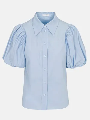 Puff Sleeve Button Down Shirt