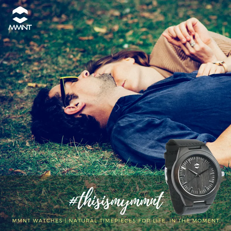QUANTUM MMNT // Dark Wooden Watch