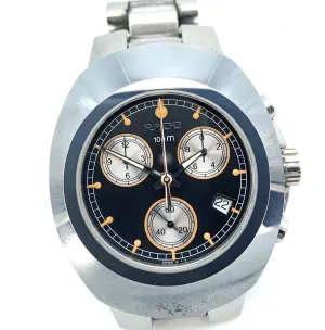 RADO Diastar Black Dial Chronograph Stainless Steel Men's Watch - Ref#541.0638.3