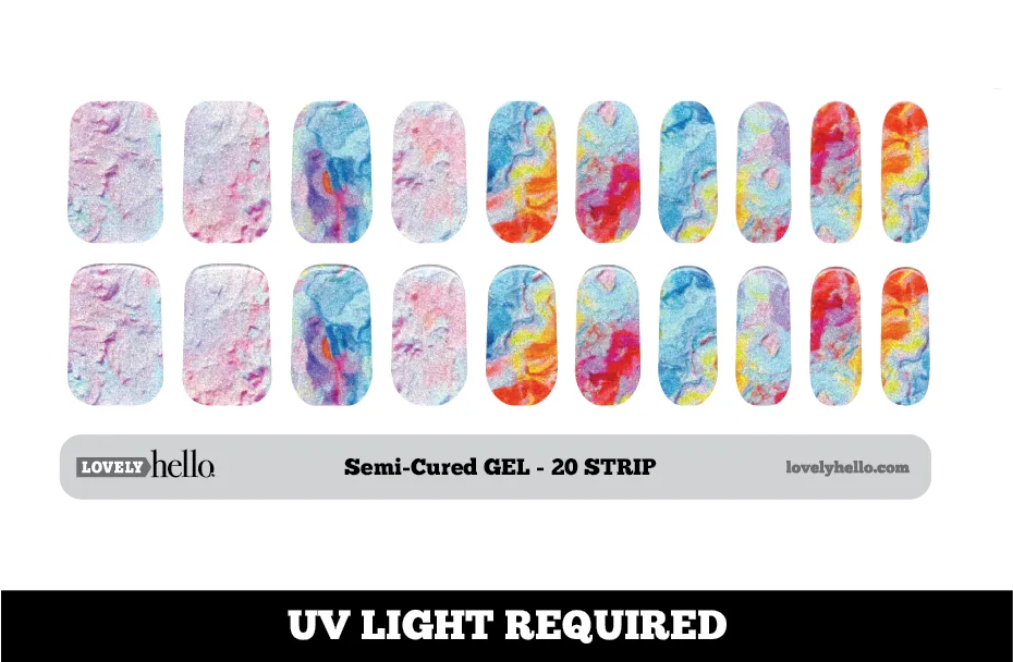 Rainbow Quartz Nail Wraps