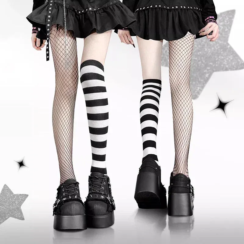 Rebel Edge Chain-Embellished Platform Boots