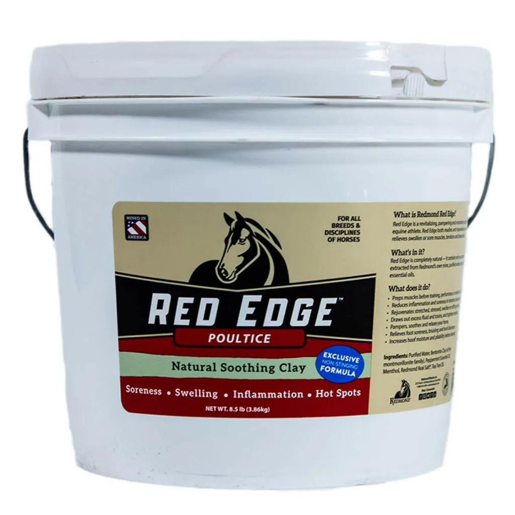 Redmond Red Edge Natural Soothing Clay Poultice For Horse (8.5 lb)
