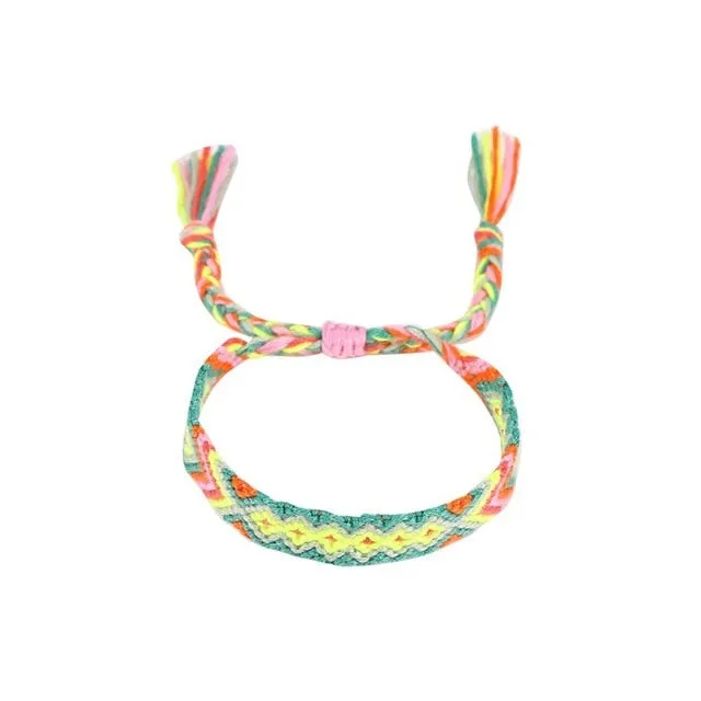 Retro Handmade Bohemian Thread Bracelet