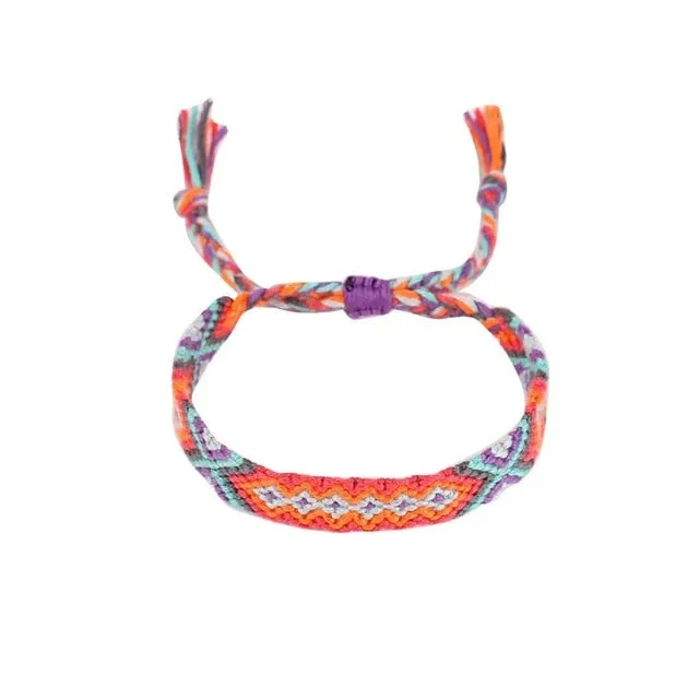 Retro Handmade Bohemian Thread Bracelet
