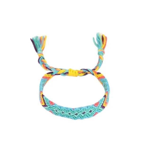 Retro Handmade Bohemian Thread Bracelet