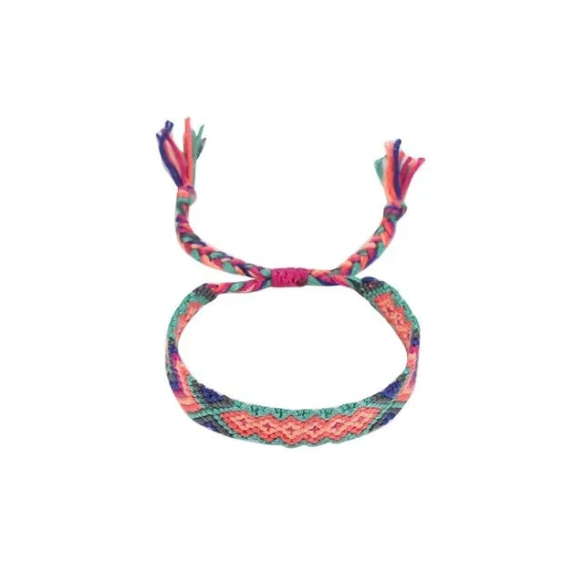 Retro Handmade Bohemian Thread Bracelet