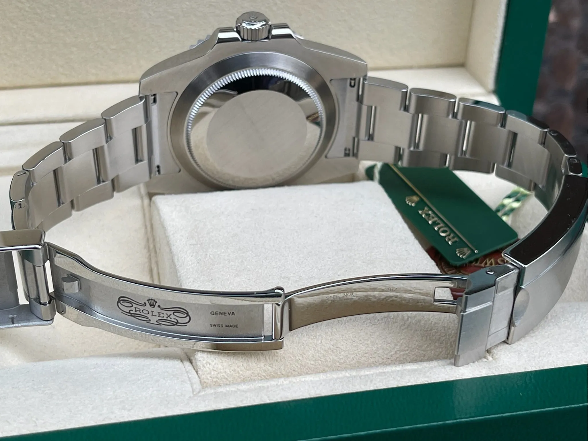 Rolex Submariner 40mm 116610 Mens Stainless Steel Watch Hulk Custom Factory Clone Green Ceramic Bezel Insert Refinished Green Dial Mint