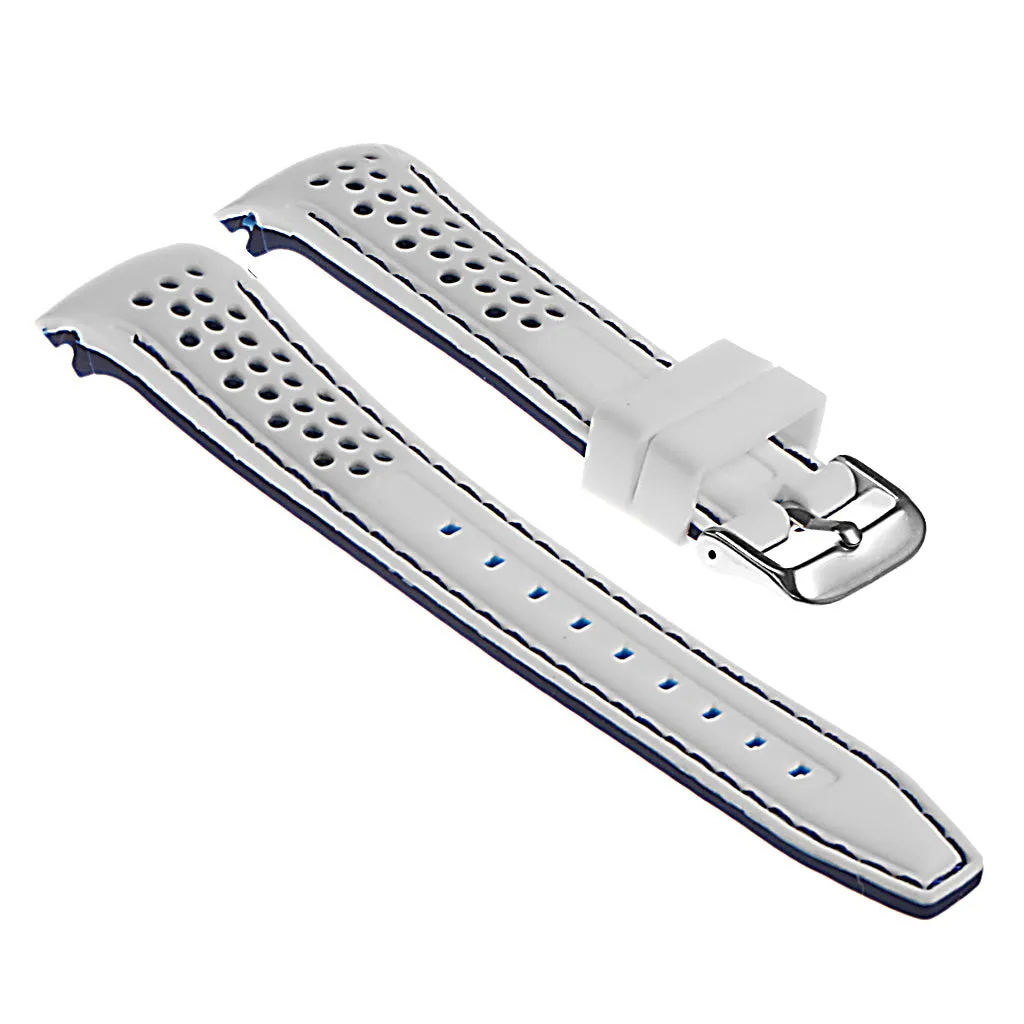 Rubber Perforated Rally Strap with Curved Ends