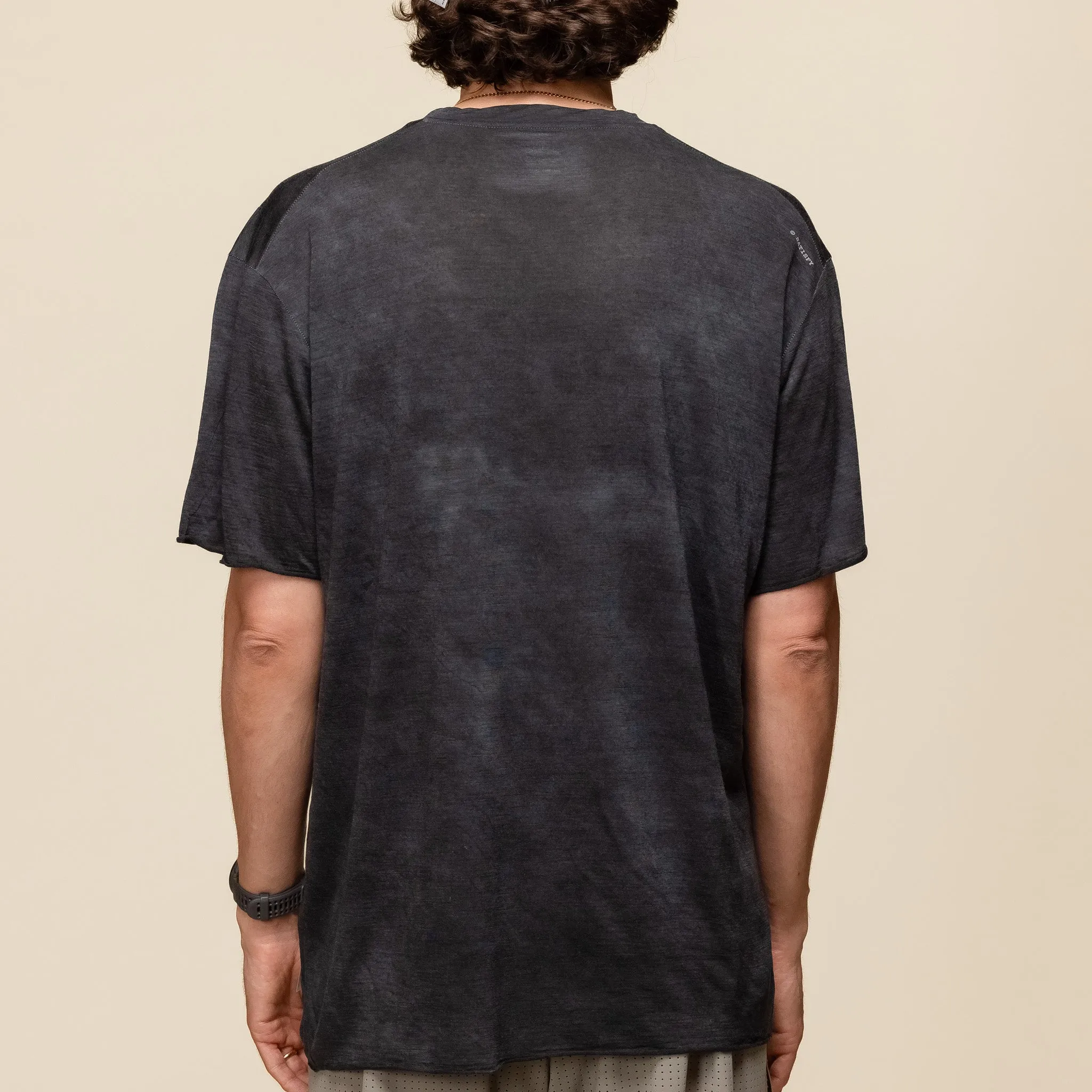 Satisfy Running - CloudMerino™ T-Shirt - Sun Bleached Black