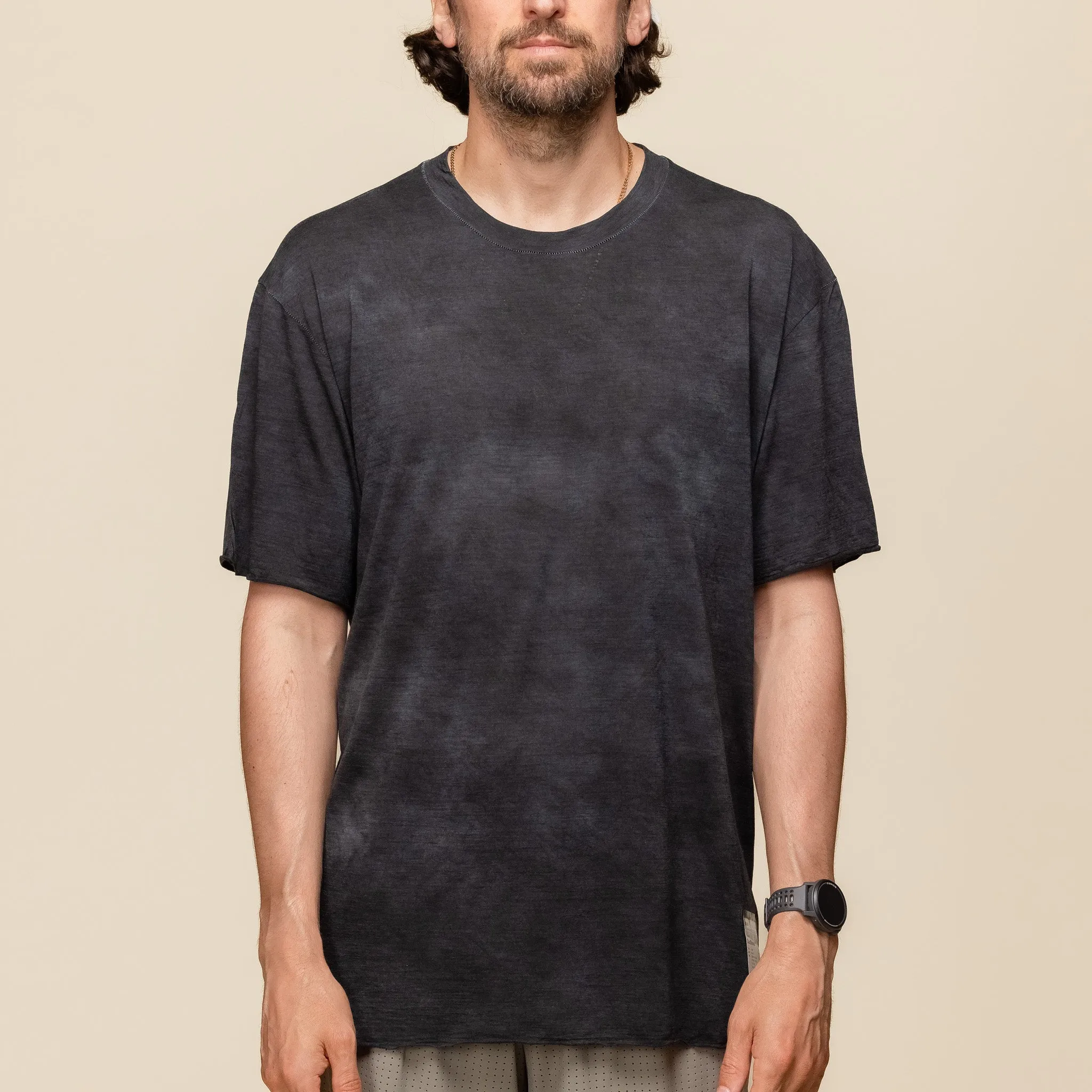 Satisfy Running - CloudMerino™ T-Shirt - Sun Bleached Black