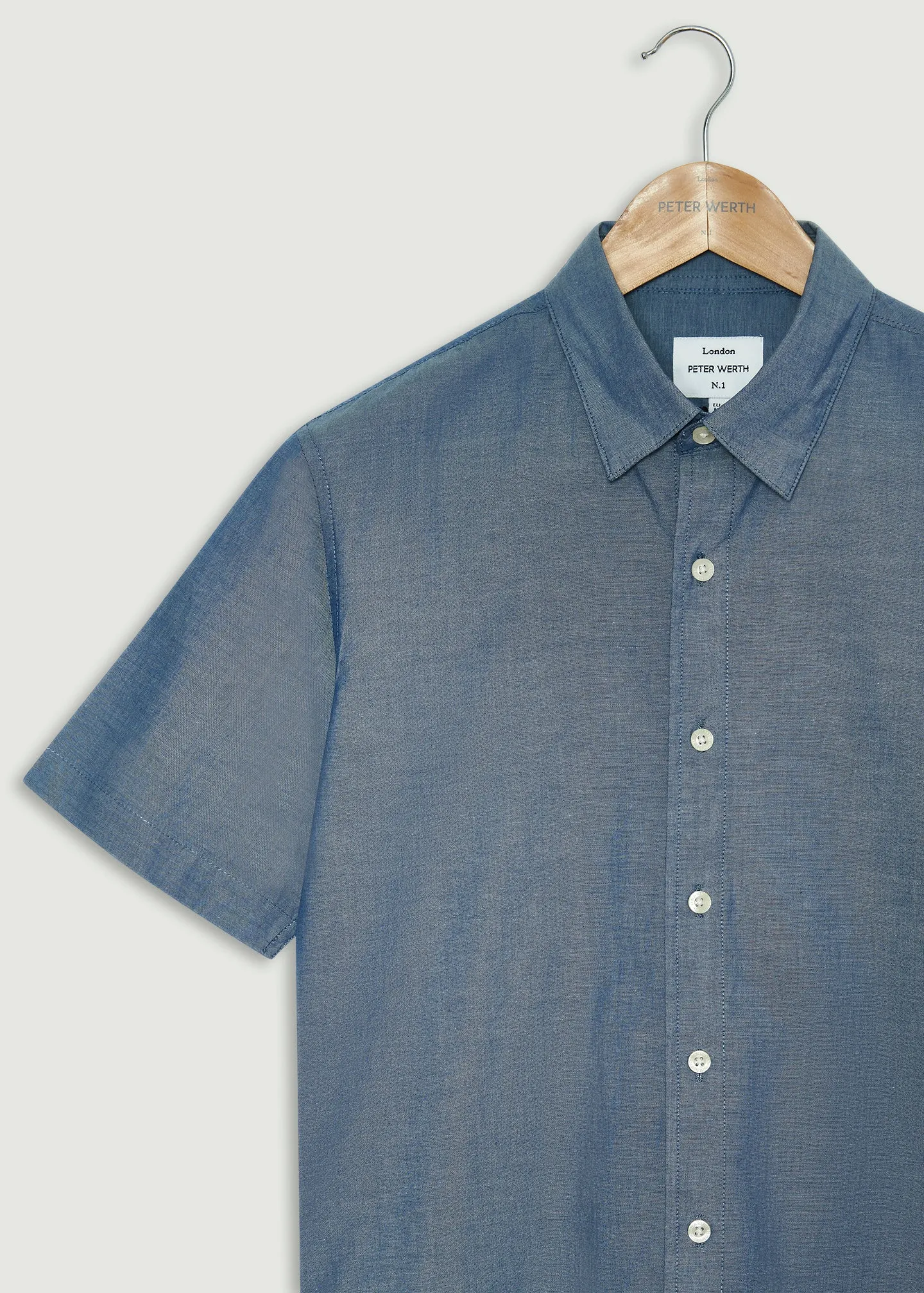 Scrutton Short Sleeve Shirt - Indigo