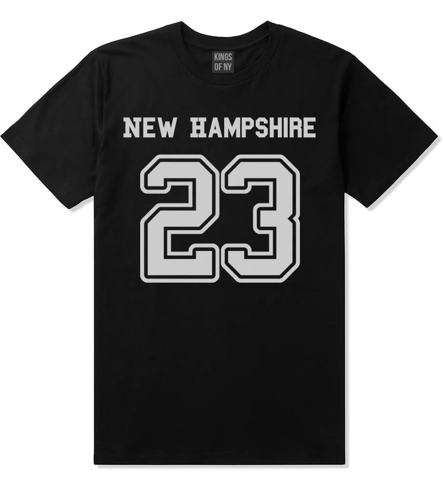 Sport Style New Hampshire 23 Team State Jersey Mens T-Shirt