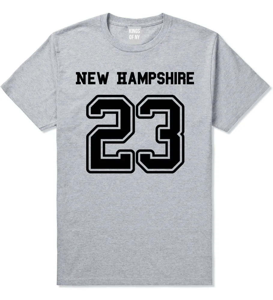 Sport Style New Hampshire 23 Team State Jersey Mens T-Shirt