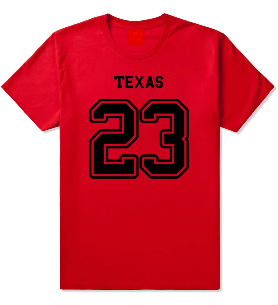 Sport Style Texas 23 Team State Jersey Mens T-Shirt