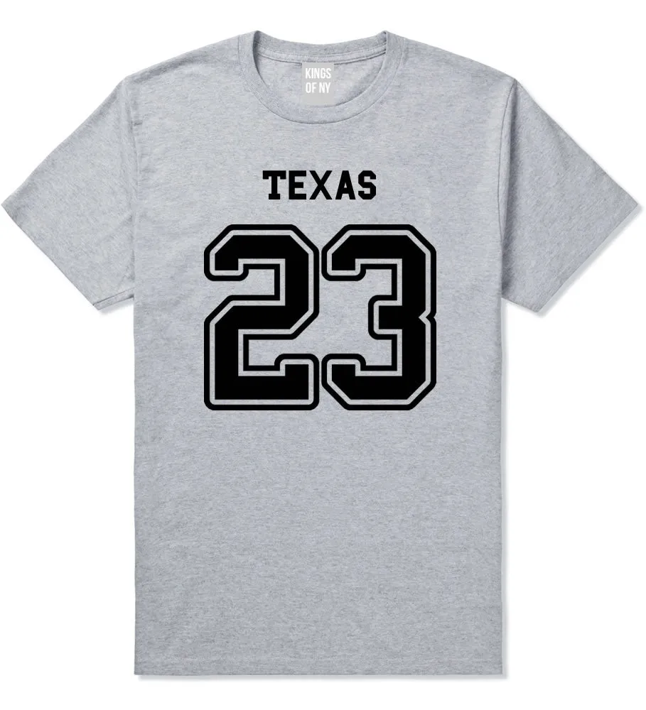 Sport Style Texas 23 Team State Jersey Mens T-Shirt