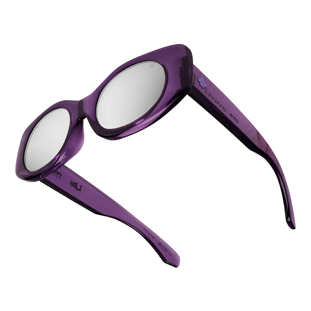 Spy Optics Women's Hangout Del Translucent Purple Sunglasses