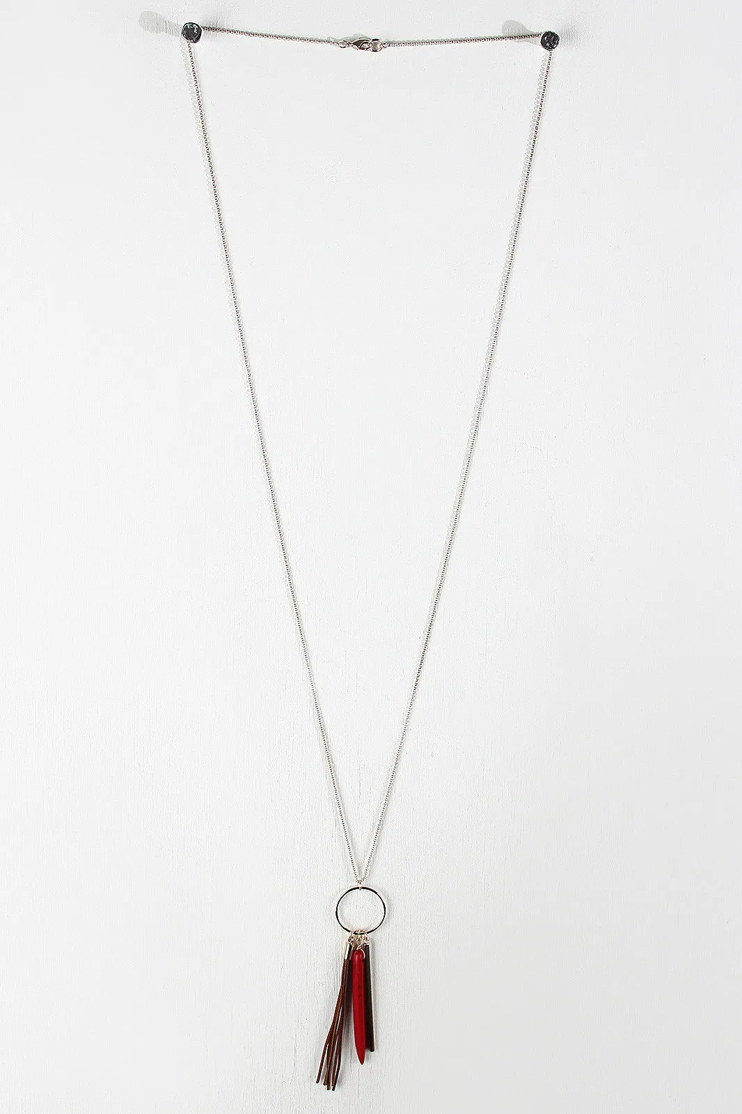 Stone Shape Pendant Necklace