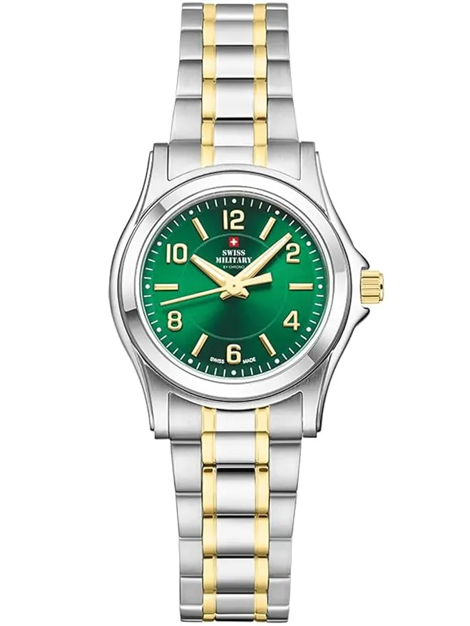 Swiss Military by Chrono Swiss Made Green Dial Analog Watch for Women - SM34003.28