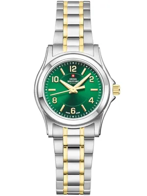 Swiss Military by Chrono Swiss Made Green Dial Analog Watch for Women - SM34003.28