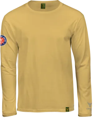 T-Shirt Langarm 14Ender Logo angeled gelb