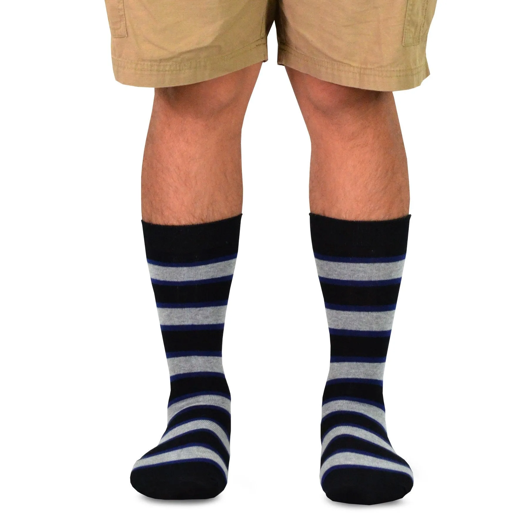 TeeHee Socks Men's Novelty Cotton Crew Assorted 5-Pack (51059)