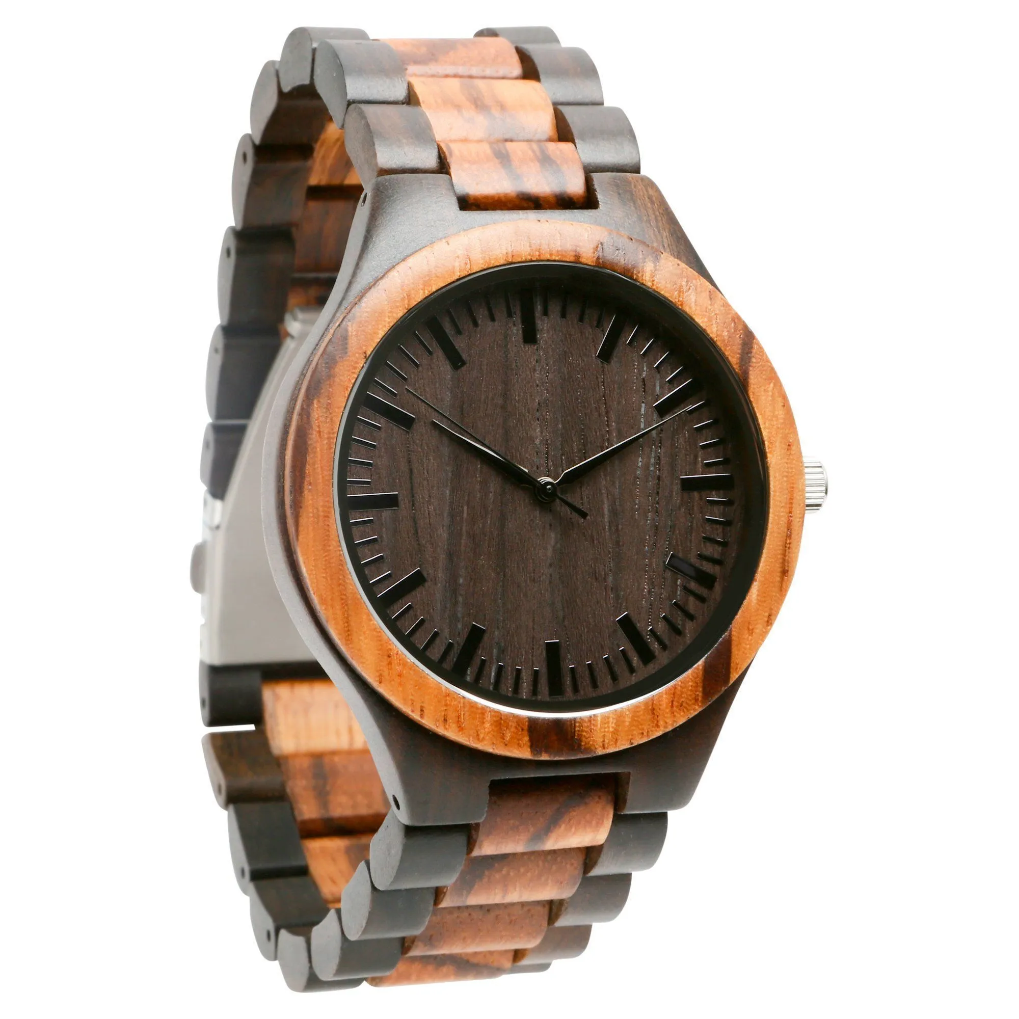 The Ridge Zebrawood   Ebony | Set of 12