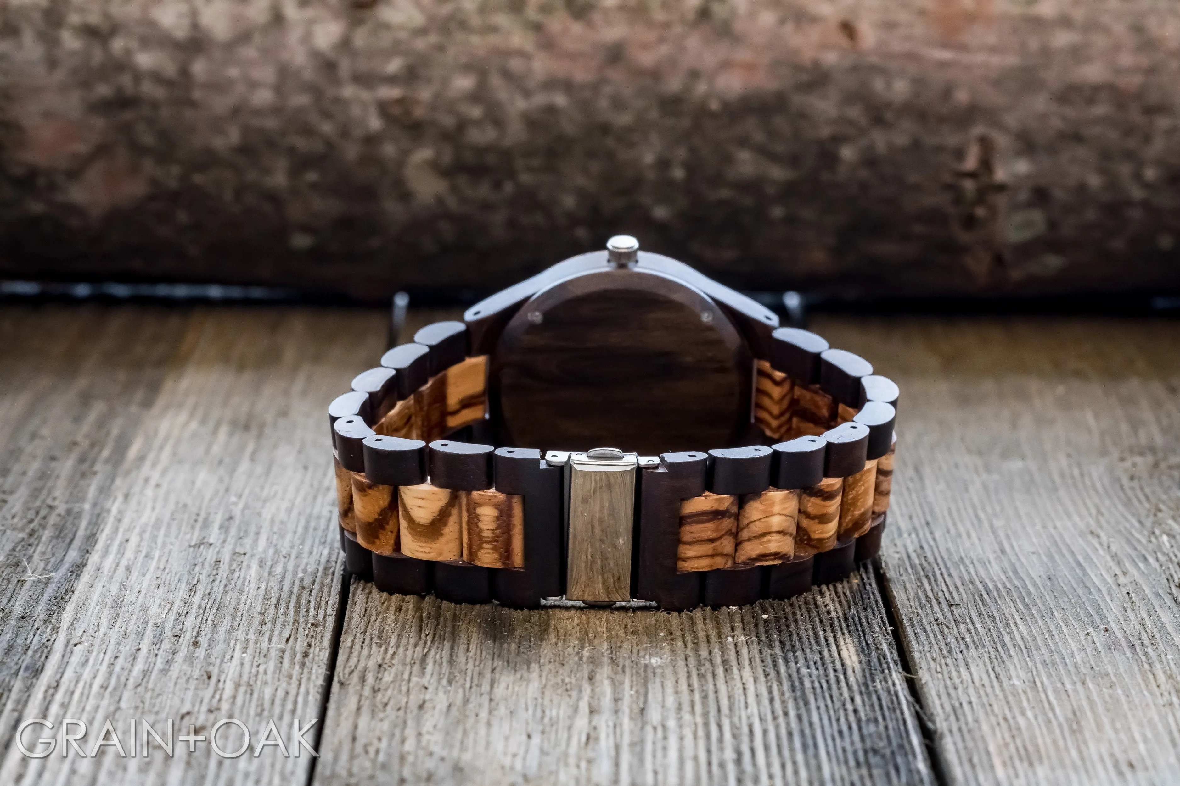The Ridge Zebrawood   Ebony | Set of 12