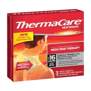 Thermacare Heat Wraps Upper Back, Neck, Shoulder & Wrist