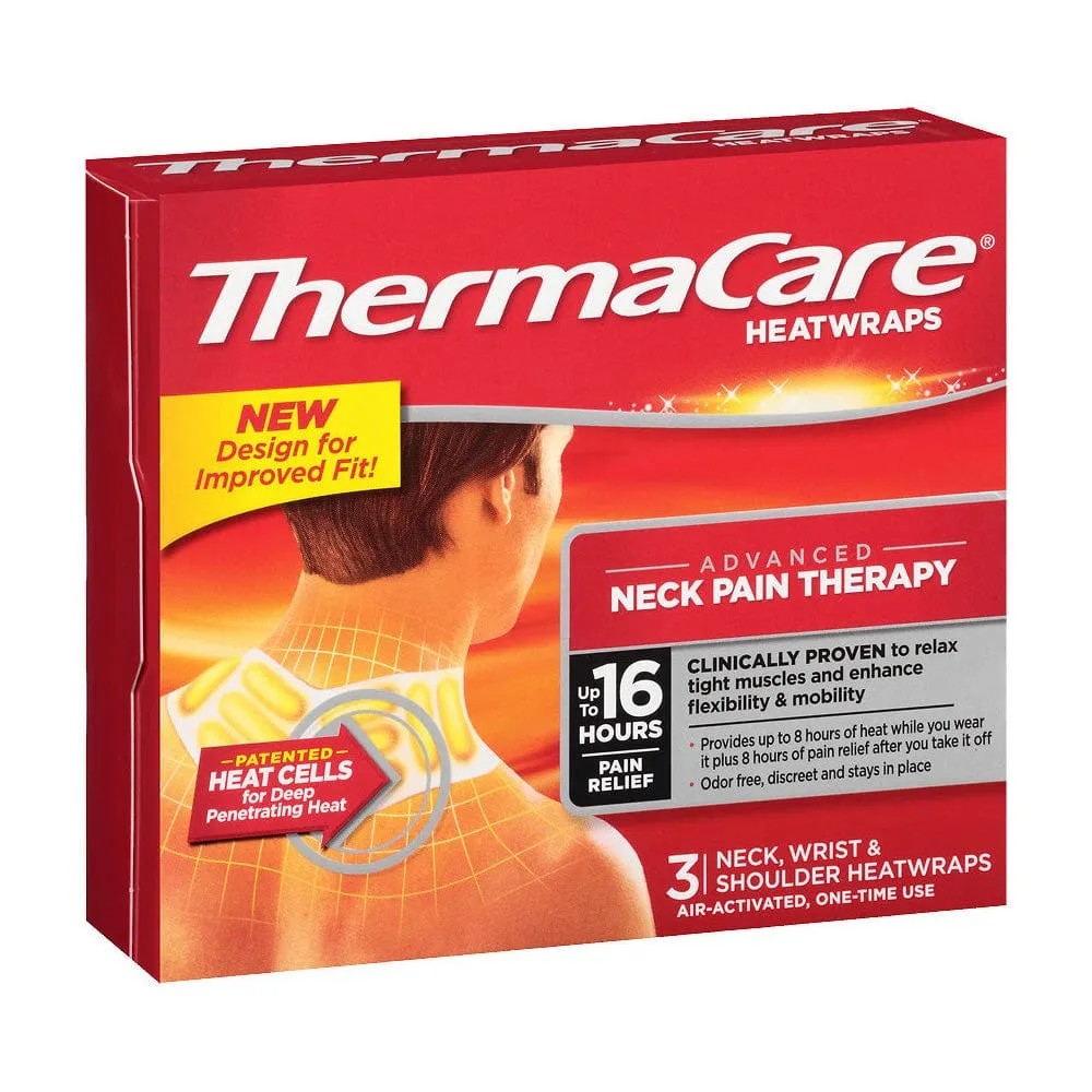 Thermacare Heat Wraps Upper Back, Neck, Shoulder & Wrist