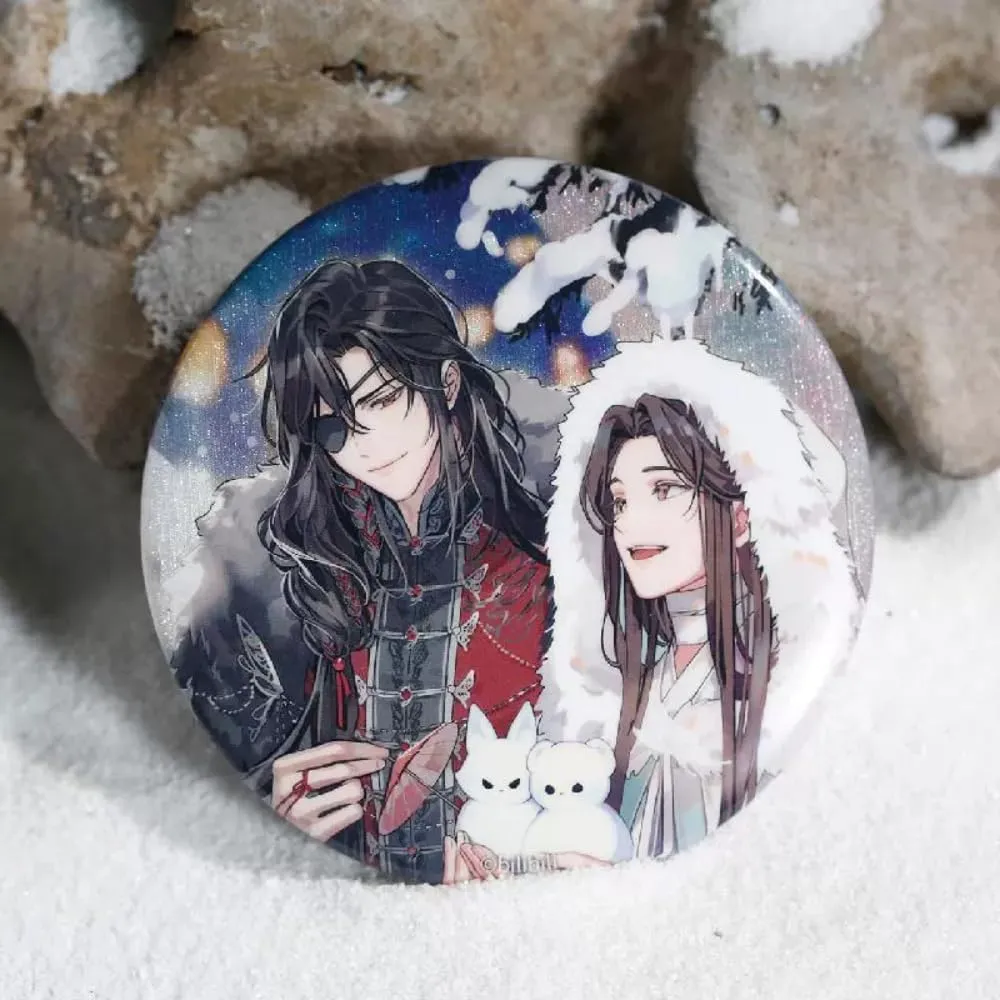 Tian Guan Ci Fu Hua Cheng Xie Lian Brooch Pin Heaven Officials Blessing Cosplay Badge Backpack Pendant Pin Keyring