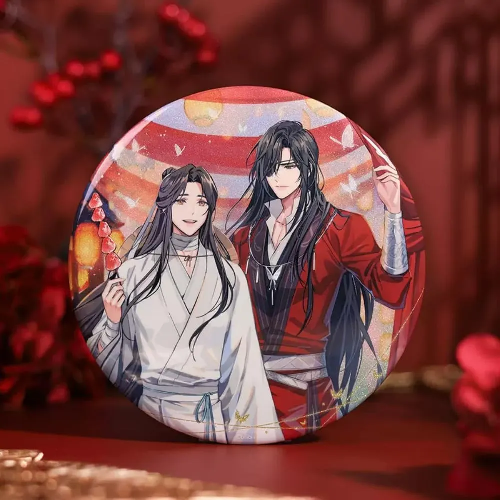 Tian Guan Ci Fu Hua Cheng Xie Lian Brooch Pin Heaven Officials Blessing Cosplay Badge Backpack Pendant Pin Keyring