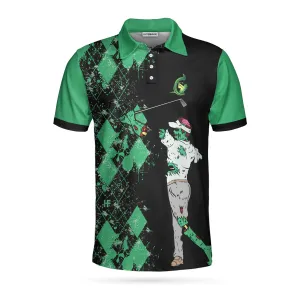 Today'S Forecast For Zombie Golfer Golf Polo Shirt, Smart Golf Shirt For Men Coolspod