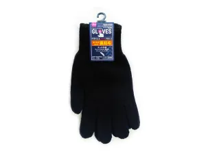 touch gloves medium large inner pile-black-