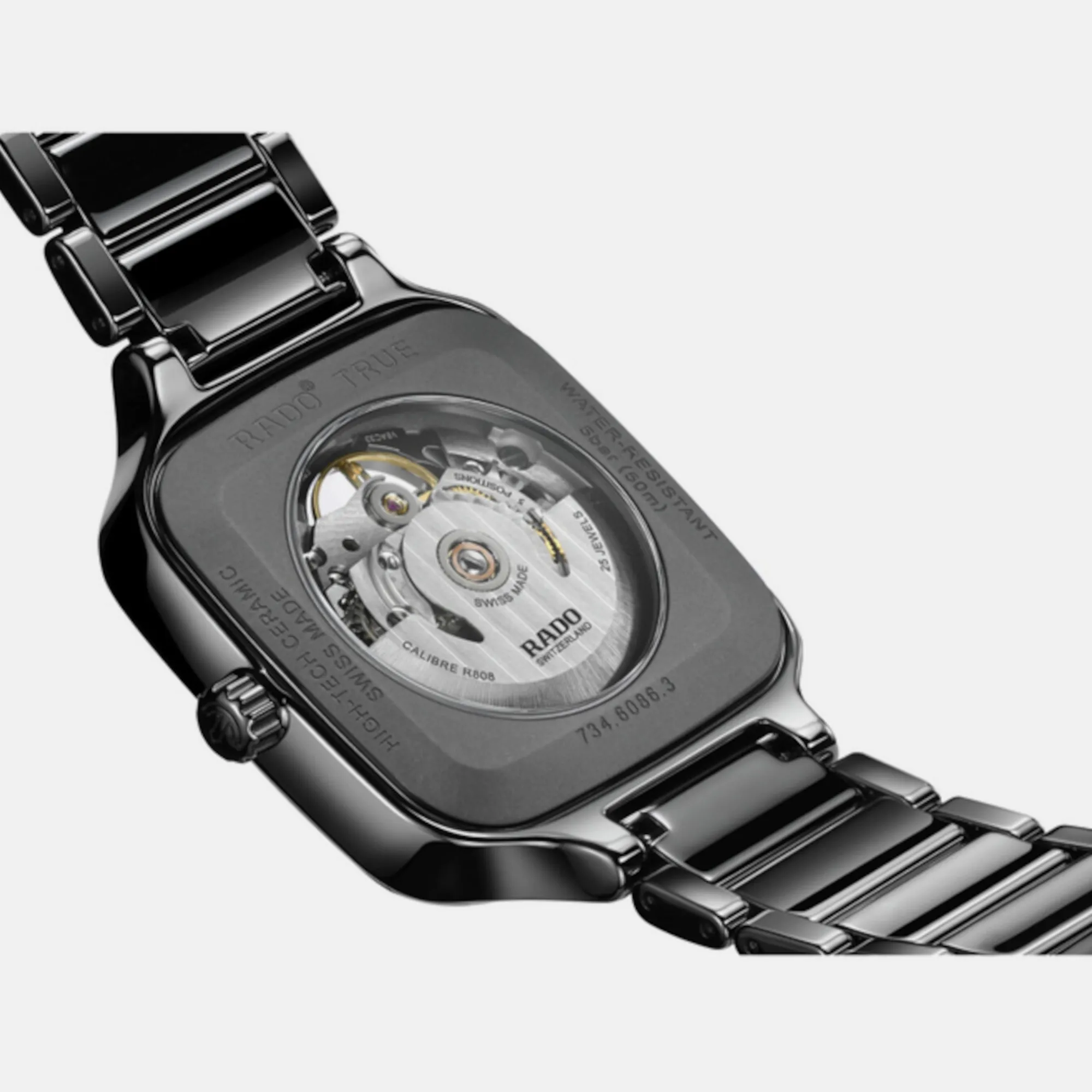True Square Automatic Skeleton Men Ceramic Watch R27124162