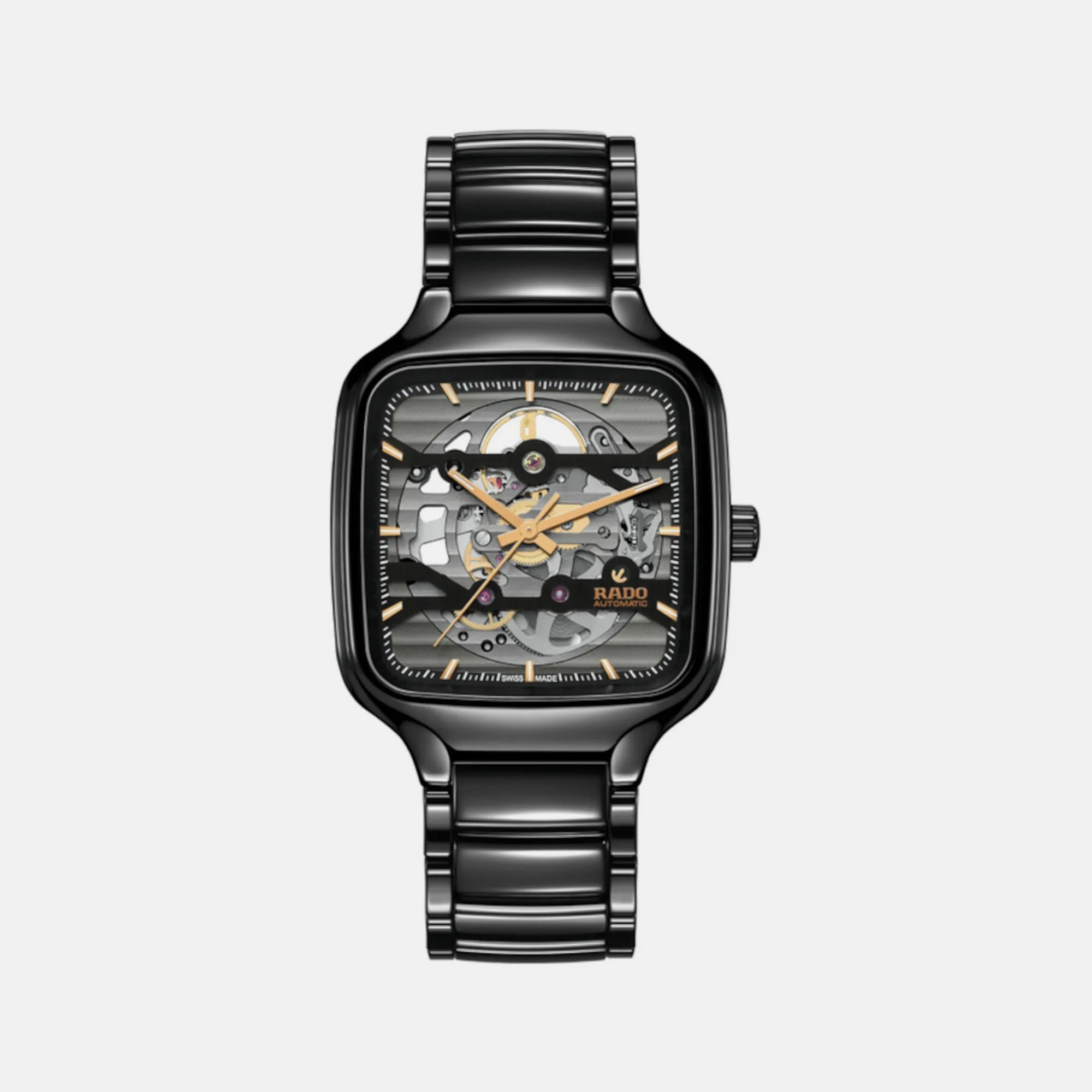 True Square Automatic Skeleton Men Ceramic Watch R27124162
