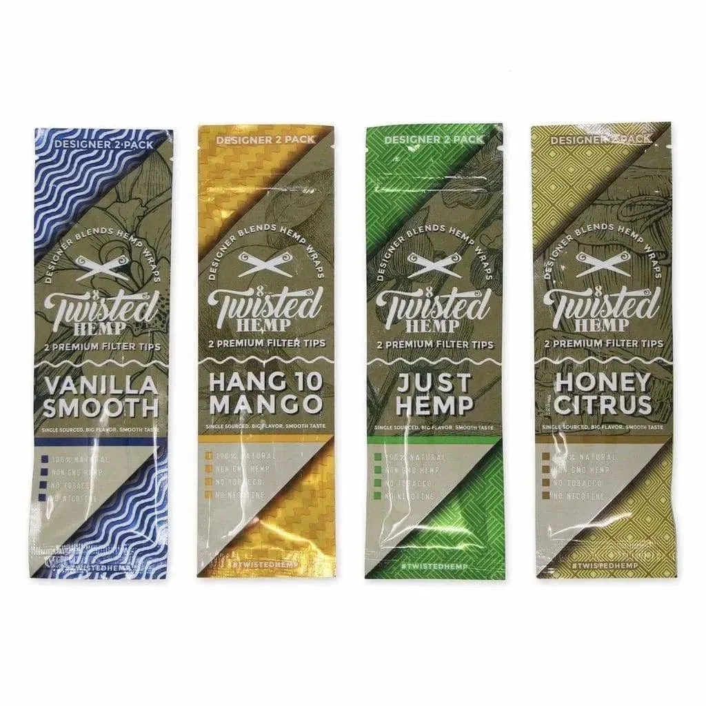 Twisted Hemp Wraps - 15 Count