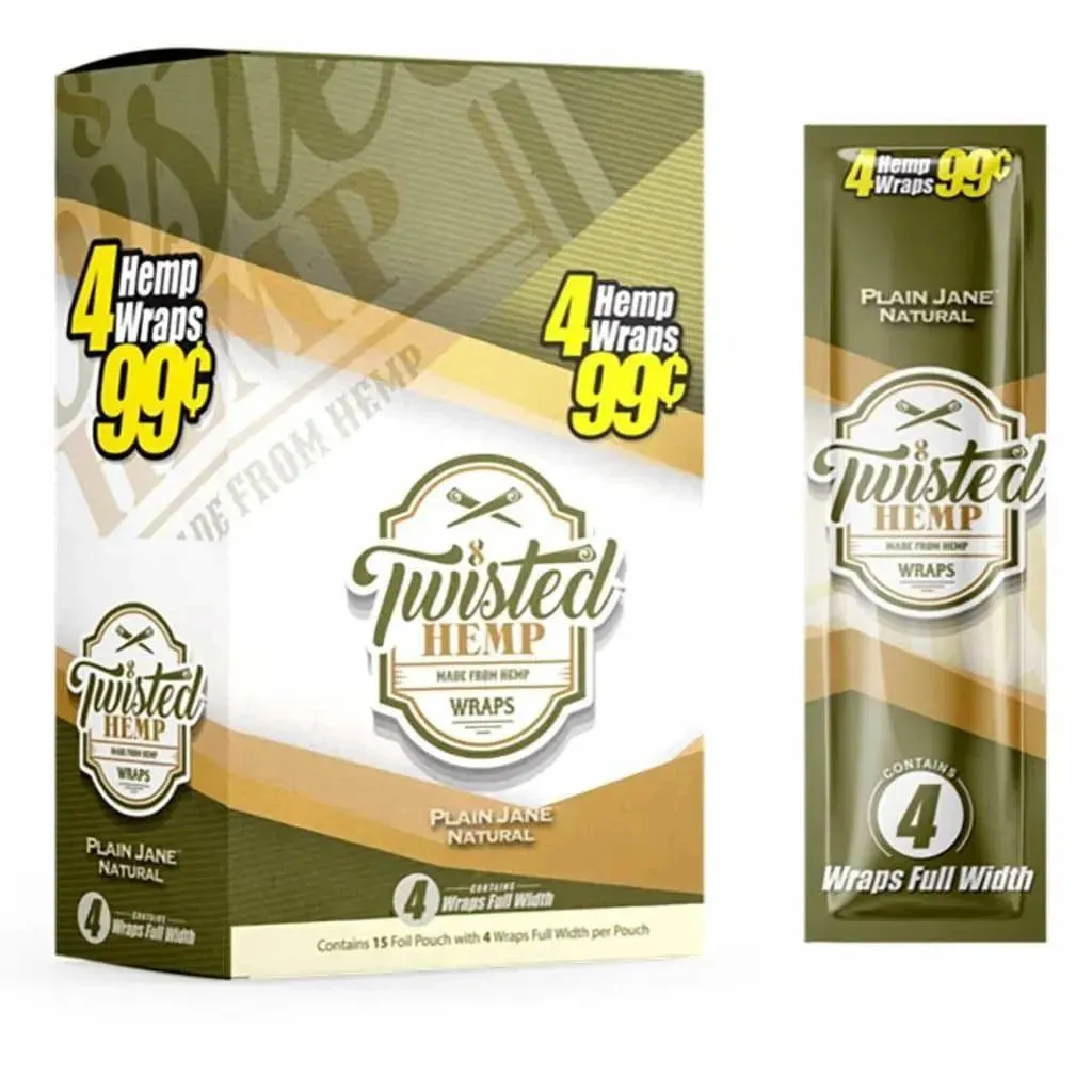 Twisted Hemp Wraps - 15 Count